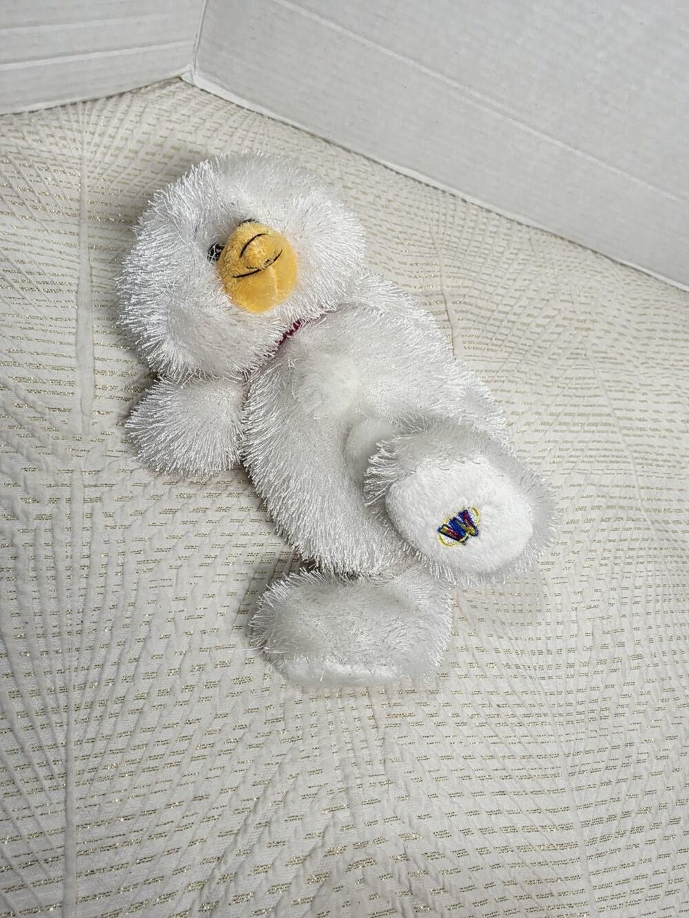 Webkinz Ganz Snowman White Plush Stuffed Animal Toy Retired Vtg Christmas Decor